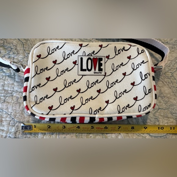 Brighton Love Scroll Crossbody Canvas Camera Bag - Picture 12 of 16
